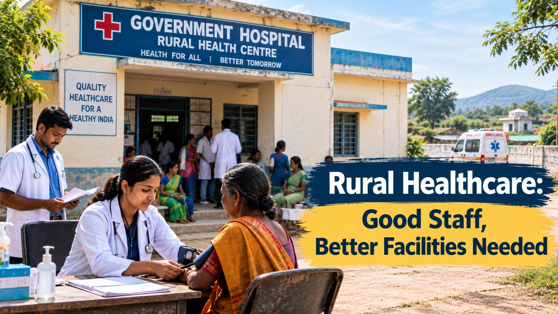 Government Hospitals in Rural Areas: Good Staff, But Better Facilities Are Needed