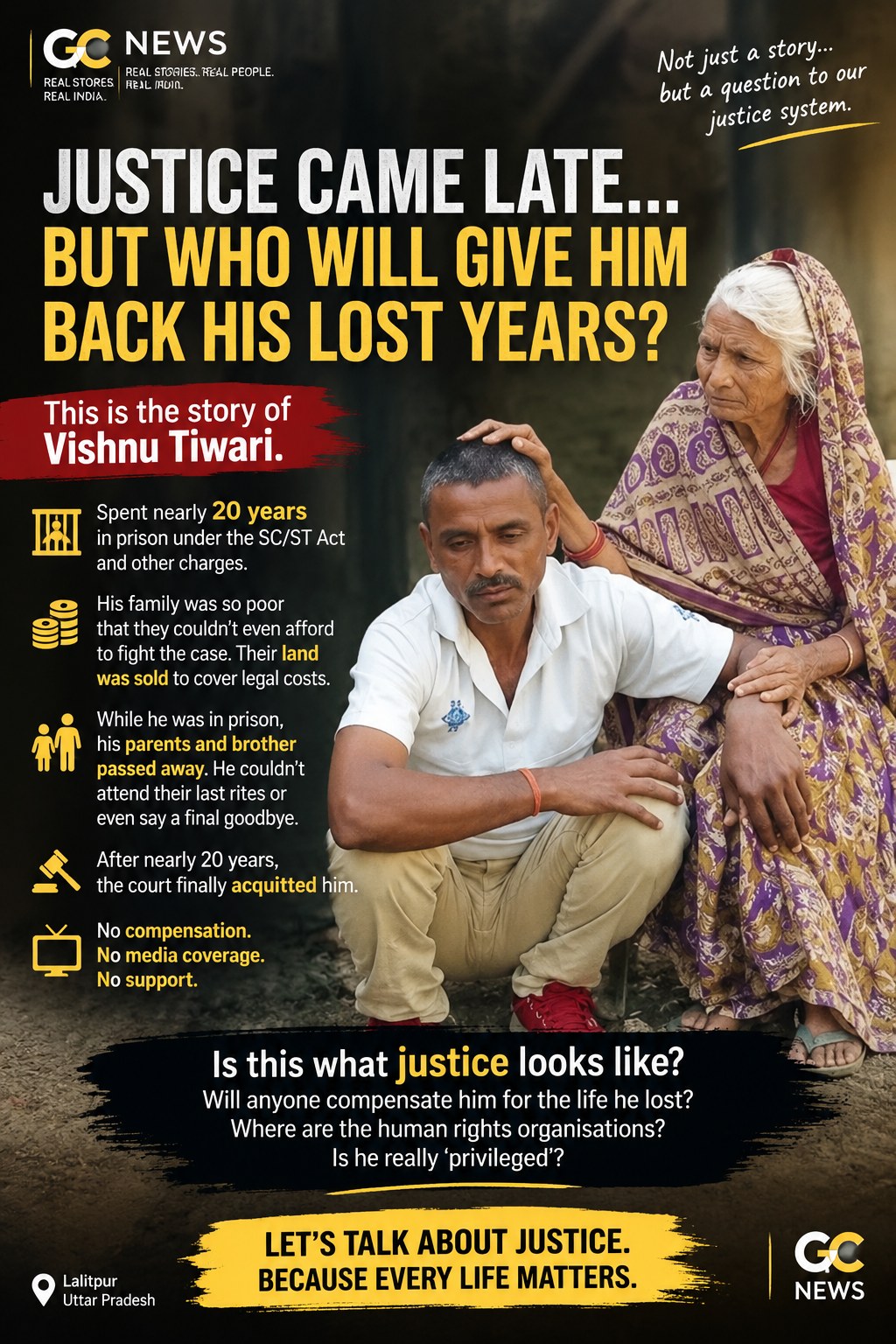 20 Years Behind Bars: The Untold Story of Vishnu Tiwari